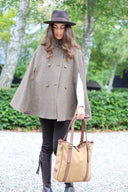 Surrey Ladies Tweed Cape, field maple