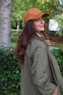 Delaney Women's Light Wax Cotton Utility Jacket, grøn