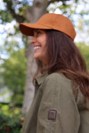 Delaney Women's Light Wax Cotton Utility Jacket, grøn