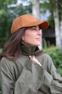 Baseball Cap kasket, cognac