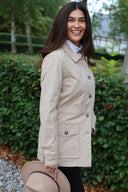 Hudson Womens Chino Field Jacket jakke, sand