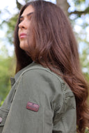 Hudson Womens Chino Field Jacket jakke, kelp grøn