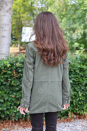 Hudson Womens Chino Field Jacket jakke, kelp grøn