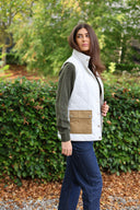 Clashmore Women's Quilted Vest, bone hvid