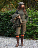 Glencoe Ladies Roll Neck rullekravesweater, Loden Green, Geelong lammeuld