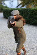 Rosedale Shotgun Slip, håndtag, kanvas, dark loden/dark tan
