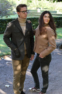 Oban Roll Neck rullekravesweater, Sandstorm lys camel, Geelong lammeuld