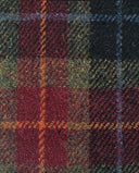 London tweed blazer, Harris Tweed, vinrød/blå/grøn tern - check of island 655