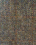 Bailey Field Coat dame, Harris Tweed, evergreen sildebensmønster
