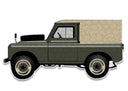 Land Rover 4x4 Silhuet træpuslespil, 170 brikker
