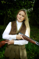 Combrook Ladies Tweed Shooting Waistcoat, Grove