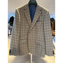 London blazer herre, cashmere, natur tern