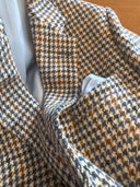 London tweed blazer, Harris Tweed, creme houndstooth mønster 528