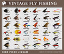 Vintage Flyfishing puslespil med 1000 brikker