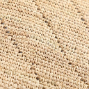 Håndtaske Raffia strå med kort håndtag, lynlåslukning og foring