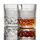 Rocks whiskyglas, gaveæske med 4 glas