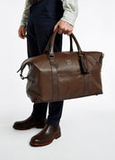 Tollymore Leather Duffle Holdall, læder, walnut