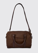 Tollymore Leather Duffle Holdall, læder, walnut