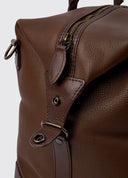 Tollymore Leather Duffle Holdall, læder, walnut