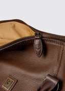 Tollymore Leather Duffle Holdall, læder, walnut