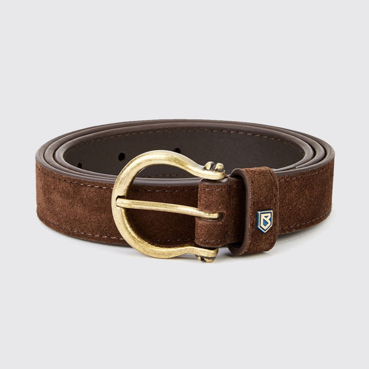 Archway Ladies Belt bælte, ruskind, cigarbrun