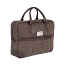 Aran weekendtaske i Harris Tweed med læderdetaljer