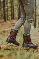 Roscommon kort læderstøvle, Walnut brun