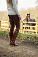 Connemara Knee High Riding Boot, nutshell brun