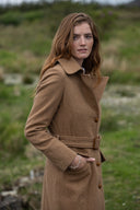 Brookvale Womens Tweed Coat, camel