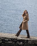 Brookvale Womens Tweed Coat, camel