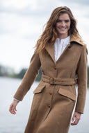 Brookvale Womens Tweed Coat, camel