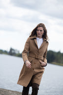 Brookvale Womens Tweed Coat, camel