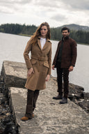 Brookvale Womens Tweed Coat, camel