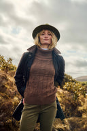 Clifford Ladies LONG Waxed Jacket PRIMALOFT foret, Olivengrøn