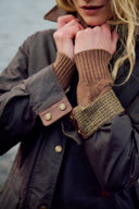 Clifford Ladies LONG Waxed Jacket PRIMALOFT foret, Olivengrøn