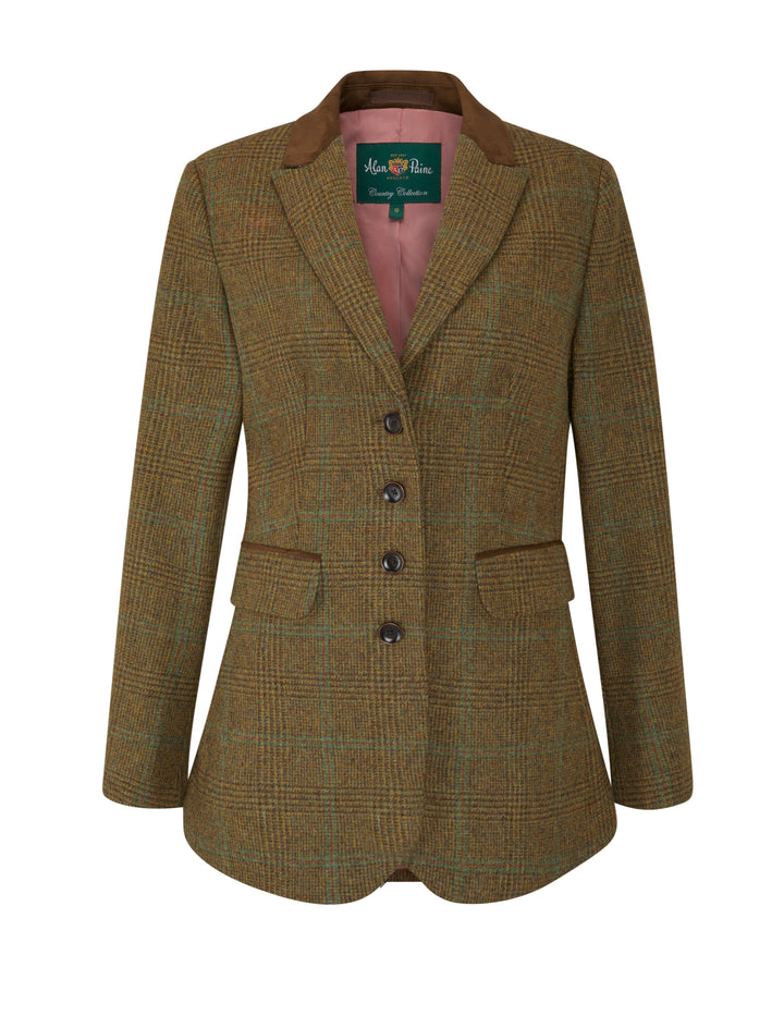 Surrey Ladies Tweed Blazer, marsh