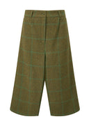 Surrey Ladies Tweed Culottes buksenederdel, marsh
