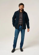 Aylsham Mens Fleece Jakke, marineblå