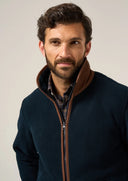 Aylsham Mens Fleece Jakke, marineblå