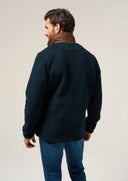 Aylsham Mens Fleece Jakke, marineblå