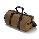 British Twill Duffle Holdall, tan mellembrun