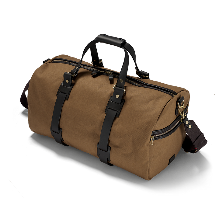 CROOTS British Twill Duffle Holdall, tan mellembrun