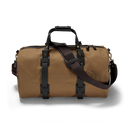 British Twill Duffle Holdall, tan mellembrun