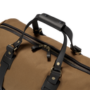 British Twill Duffle Holdall, tan mellembrun