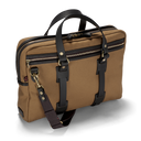 British Twill Laptop Bag, tan mellembrun