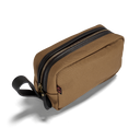 British Twill Wash Bag, tan mellembrun