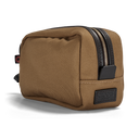 British Twill Wash Bag, tan mellembrun