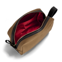 British Twill Wash Bag, tan mellembrun