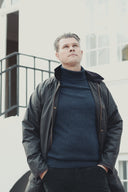 Brunswick Mens Long Oilskin Jacket, mørkegrøn/verdigris med Primaloft vattering