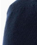 Edinburgh Wool Cardigan, Nero Navy marineblå, Geelong lammeuld